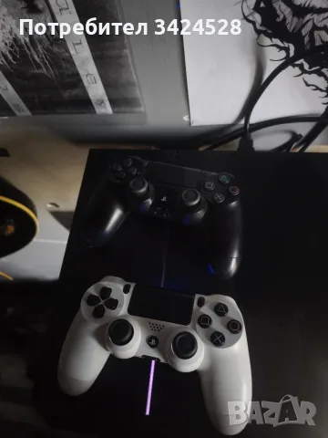 Хакнат PlayStation 4 (500GB) + 2 Джойстика + Игри (GoldHEN v9.60), снимка 2 - PlayStation конзоли - 55530358