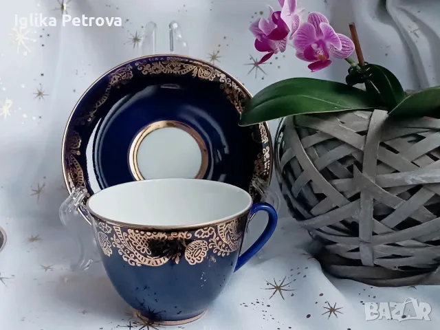 Сервиз за чай/кафе ЛФЗ, снимка 3 - Антикварни и старинни предмети - 55420197