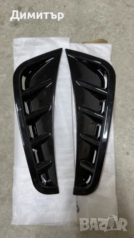 декоративни капаци за спортна визия за w205 2019-2021 facelift моделите с AMG предна броня, снимка 4 - Аксесоари и консумативи - 55424358