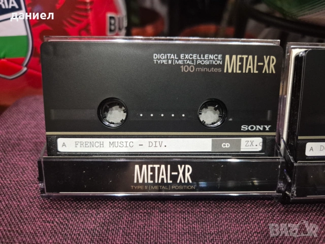 Аудио касети SONY METAL XR100 - TYPE IV - метална лента - на един запис и като нови + подарък, снимка 4 - Аудио касети - 54704217