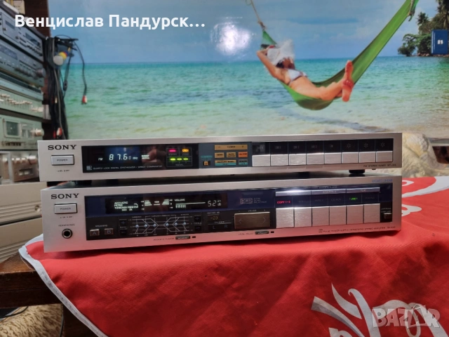 Sony Amplifier TA-AX5 и Sony Stereo Tuner ST-JX5