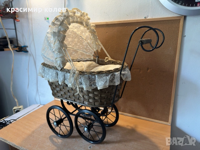 детска количка за декорация, снимка 3 - Антикварни и старинни предмети - 54367499