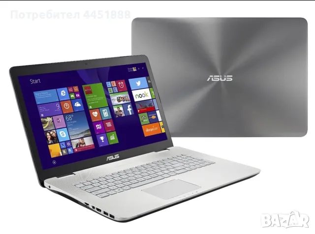 asus n751jk на части Intel i7-4720HQ