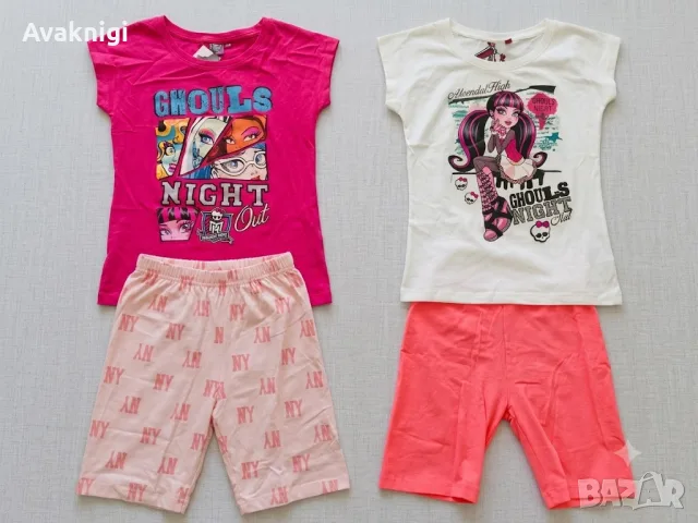 Изгодно! Летни детски комплекти Monster High -152/ 158/164 , снимка 4 - Детски комплекти - 55472064