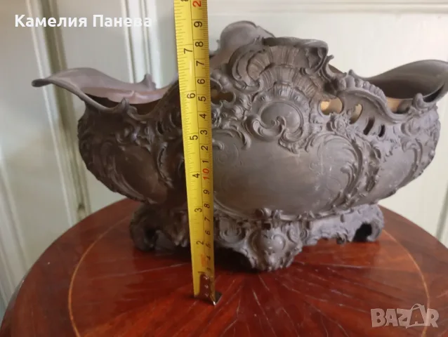 Антикварна жардиниера, снимка 2 - Антикварни и старинни предмети - 55328920