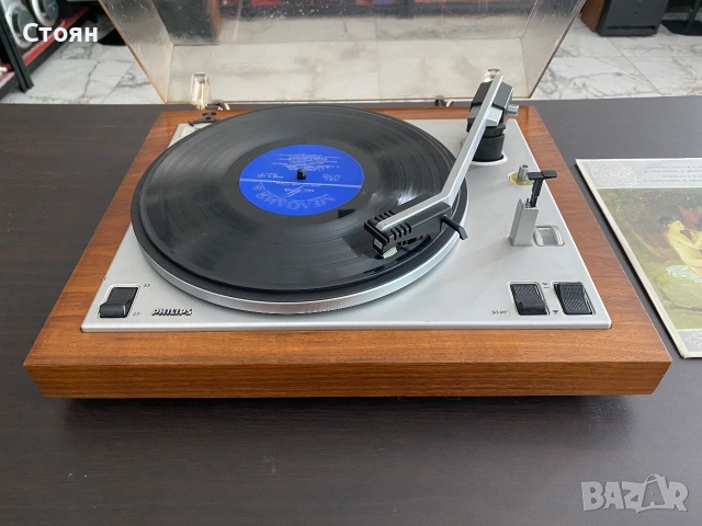 Vintage грамофон Philips, снимка 2 - Грамофони - 55239964