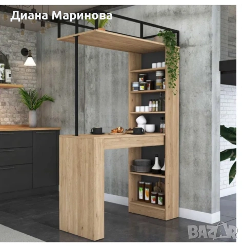 Бармаса с етажерка 