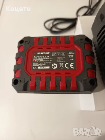 ПРОМОЦИЯ -12 V - 5 Ah Комплект зарядно и батерия Parkside/ Парксайд Performance, снимка 5 - Винтоверти - 55469465