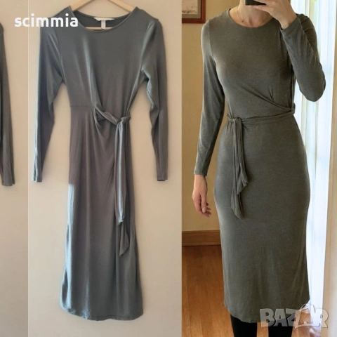 Регулируема макси рокля H&M мама с връзка на талията, размер M