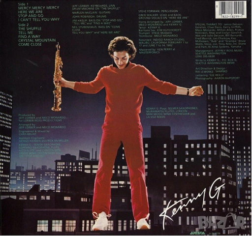 Грамофонни плочи Kenny G – Kenny G, снимка 2 - Грамофонни плочи - 54449525