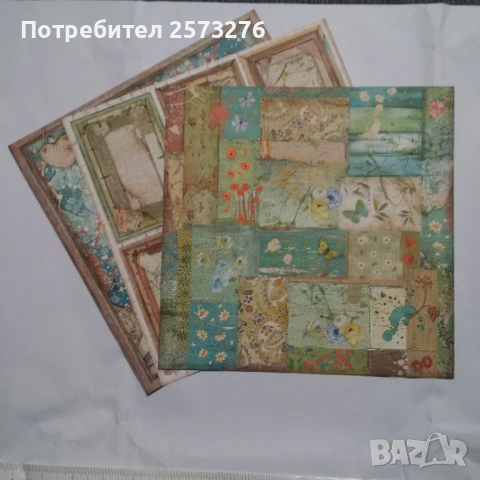 Дизайнерска хартия - 20х20, 30х30, А4, снимка 3 - Други - 54598896
