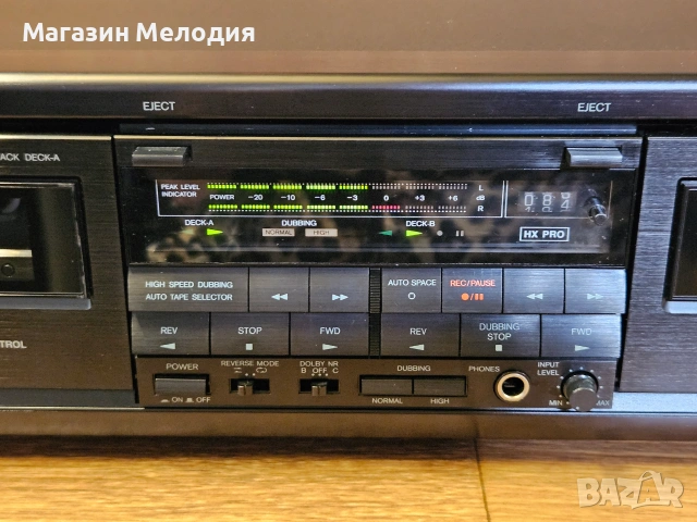Касетен дек Onkyo TA-RW20 – Японска аналогова класика от златните години на касетните декове, снимка 9 - Декове - 55000245
