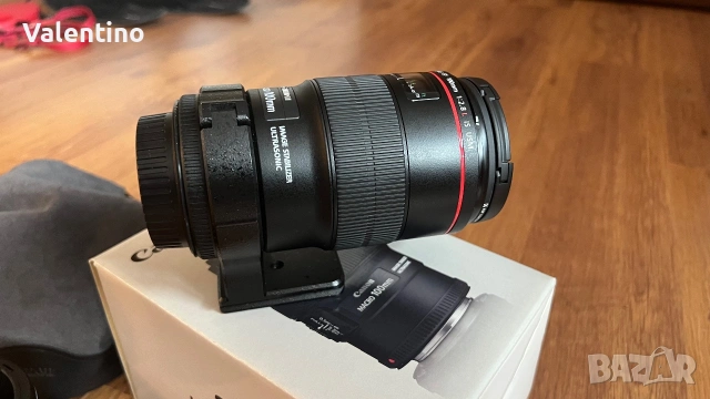 Canon 100 mm macro 2.8 IS USM, снимка 4 - Обективи и филтри - 55102655