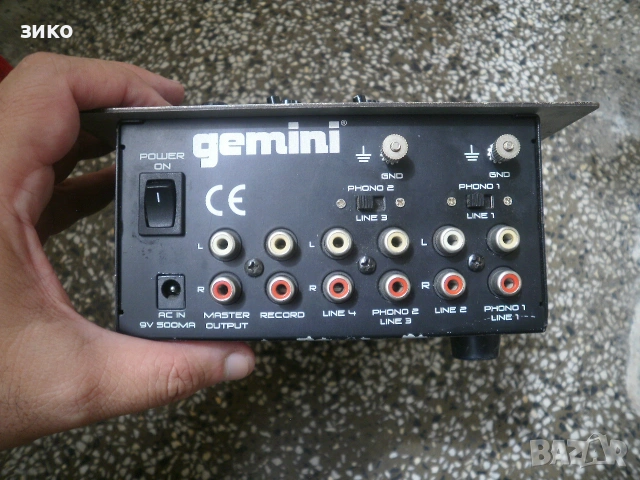 Gemini MX02- смесителен пулт за вечни времена , снимка 2 - Ресийвъри, усилватели, смесителни пултове - 55031354
