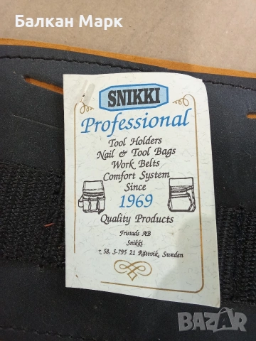 Нов кожен работен колан SNIKKI Ergo Work Belt – Размери M и XL , снимка 8 - Колани - 54840123