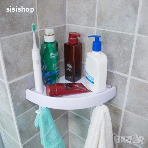 Вакуумна ъглова етажерка Snap Up за баня 2499