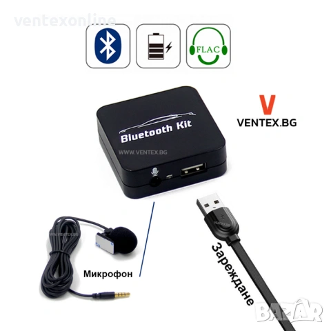 Bluetooth интерфейс с микрофон за Chrysler - WEFA с Безплатна доставка, снимка 3 - Аксесоари и консумативи - 54512985