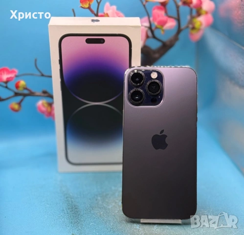 Apple iPhone 14 Pro Max, 128GB, 6GB RAM, 5G, Deep Purple  , снимка 3 - Apple iPhone - 54123809