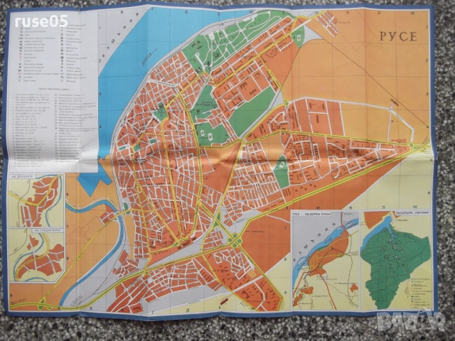 Карта "Русе - 1982 г.", снимка 3 - Други - 54873887