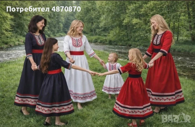 Рокли с фолклорни мотиви, снимка 10 - Рокли - 55092334