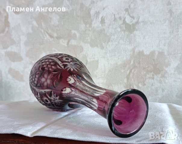 Графа/Декантер/Карафа за вино Бохемия - Nachtmann стил. , снимка 4 - Вази - 54984508