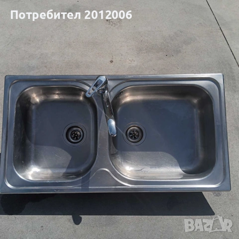 Иноксова мивка със смесител, снимка 4 - Мивки - 54226712