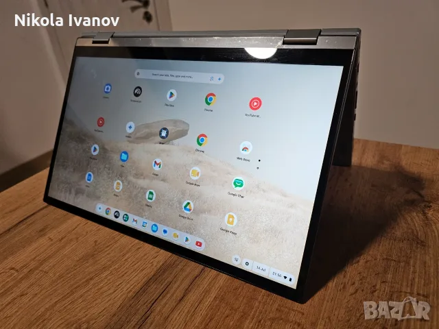 ASUS Chromebook Flip C433T 14" Touchscreen | Core m3 8100Y 3.40 Ghz | 8GB RAM | 128GB | 7ч. батерия, снимка 13 - Лаптопи за дома - 55302660