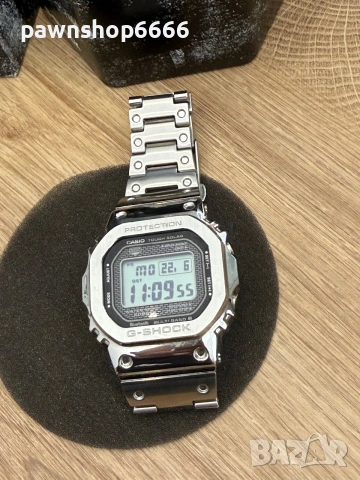 Casio G-Shock GMW-B5000D-1ER "Full Metal Square" – Оригинален, Пълен Комплект, снимка 3 - Мъжки - 54995212