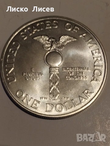 САЩ 1 долар 1989г., снимка 8 - Нумизматика и бонистика - 54057442