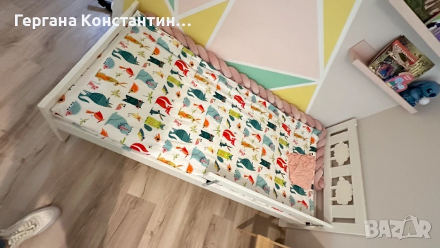 Детско лего 3-7г. + матрак и подматрачна рамка Икеа KRITTER - 85 евро, снимка 5 - Бебешки легла и матраци - 54495931