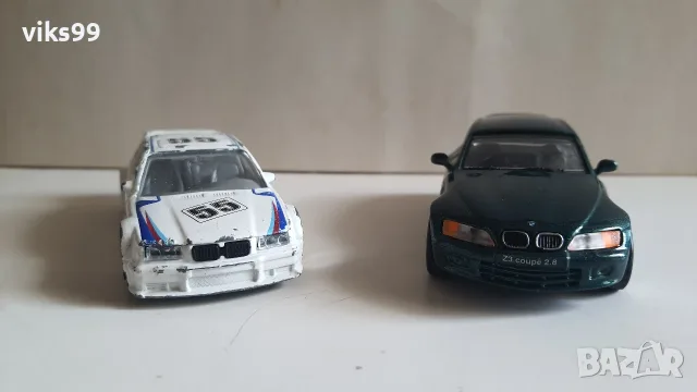 Метални колички BMW - M3 и Z3, снимка 7 - Колекции - 55455823