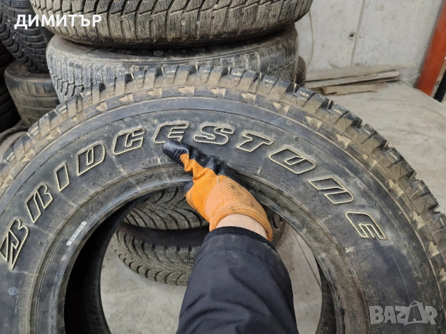 2бр.всесезонни гуми BRIDGESTONE 225 75 16 цена за брой, снимка 4 - Гуми и джанти - 54082752
