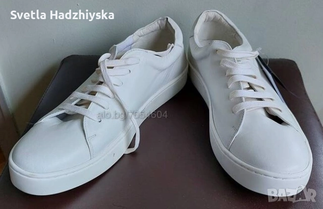 Дамски бели кецове естeствена кожа Reserved, № 40