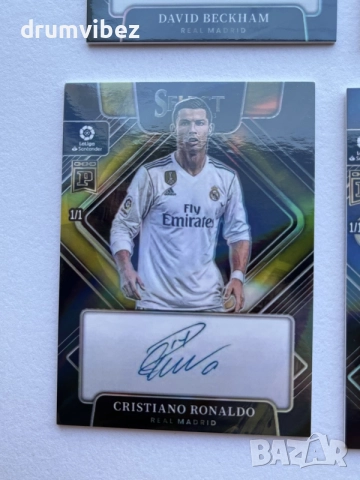 6 Panini Select Prizm La Liga Soccer Signatures Cards, снимка 5 - Колекции - 55577217