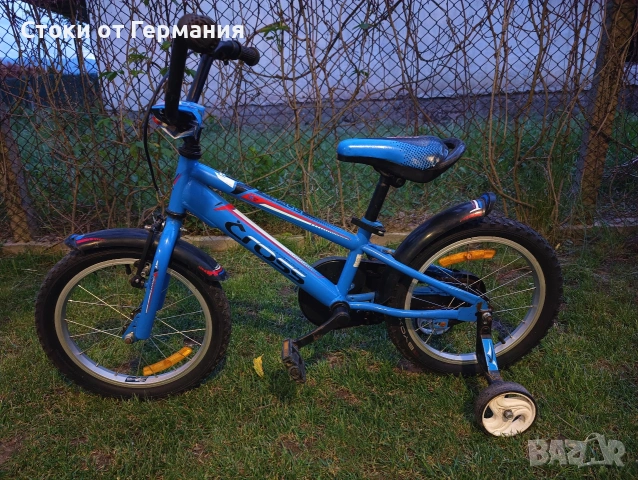 Детско колело 16 цола с помощни колела 