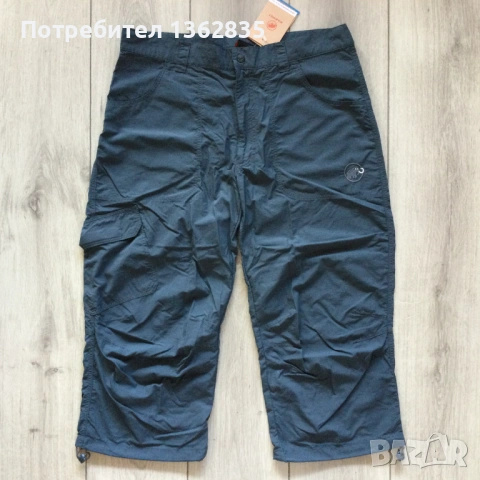 НОВИ сиви 3/4 къси панталони / бермуди MAMMUT размер 52 / L от Германия, снимка 4 - Къси панталони - 51427170