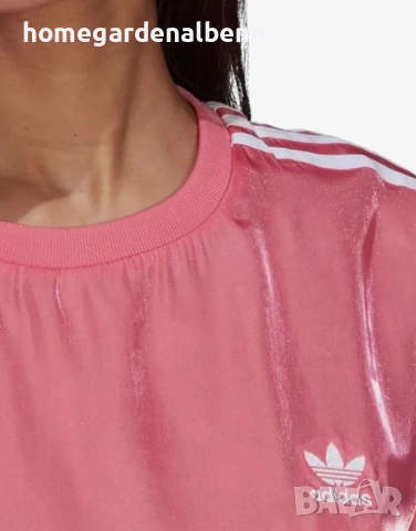 Adidas Originals Dress Rose Дамска Сатенена Рокля Розова 3XS-2XS-XS-S-M, снимка 3 - Рокли - 54531081