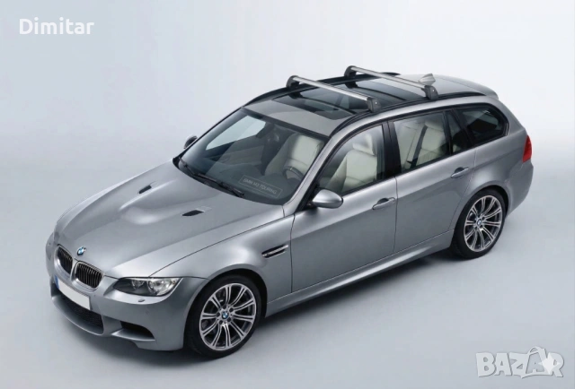 BMW E91 Оригинален багажник за покрив (напречни греди, рейлинг, релси)