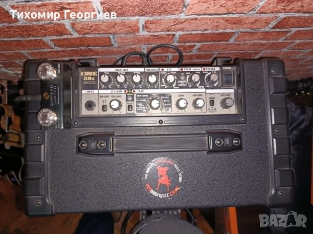 Кубе за китара Roland Cube 80X и ефект BOSS ODB-3, снимка 3 - Китари - 55016311