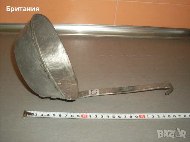Стари медни- "бакърени" тигани и съдове., снимка 10 - Антикварни и старинни предмети - 55038133