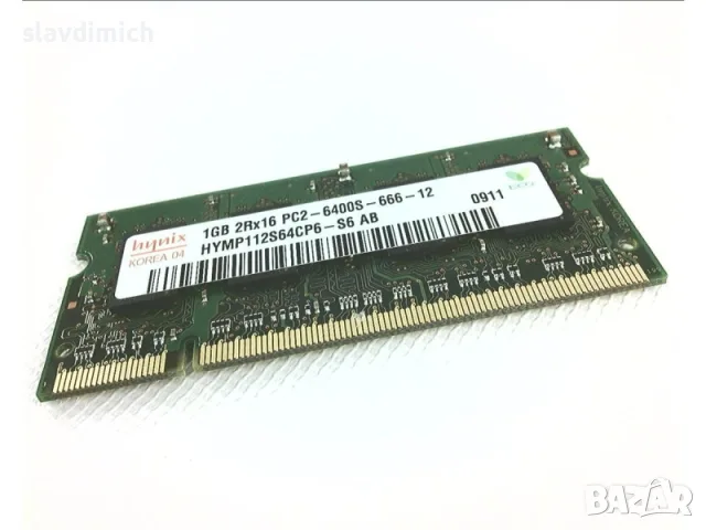 Ram РАм памет за лаптопи DDR2 1GB 800 mHz  6400s , снимка 4 - RAM памет - 55644147