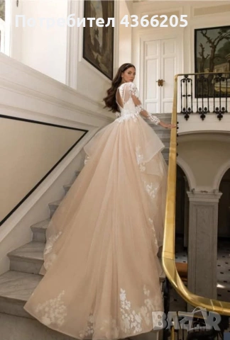 Дизайнерска булчинска рокля от Luce Sposa Rosina, снимка 2 - Сватбени рокли - 54989753