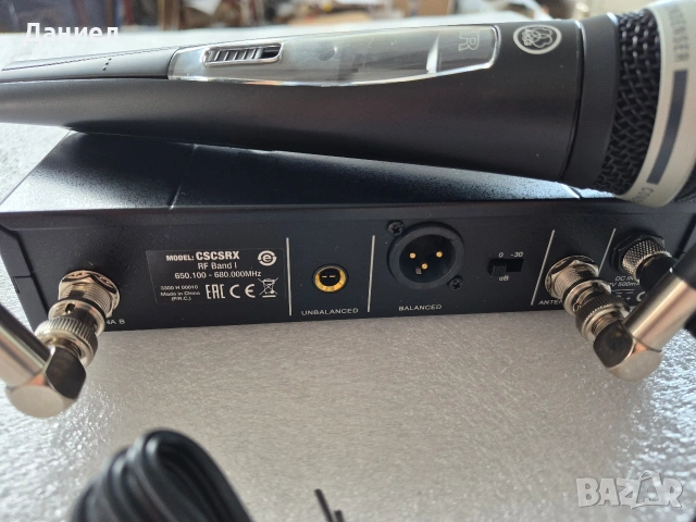 Продавам дистанционен микрофон AKG WMS470 C5, снимка 3 - Микрофони - 55176515