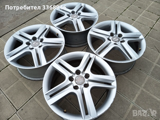 Джанти SEAT 17" 5X112 LEON ALTEA Сеат Алтеа леон, снимка 5 - Гуми и джанти - 54072509