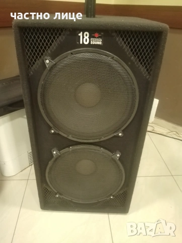 1 бр. Тонколона. Двойна бас каса 15 inch. 1х2000 W. на 4 ohms. Eighteen Sound.