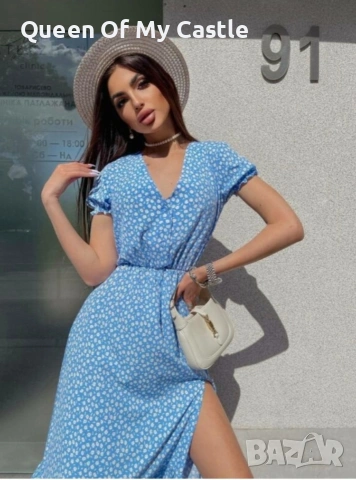 Нежна лятна рокля , снимка 2 - Рокли - 55103829