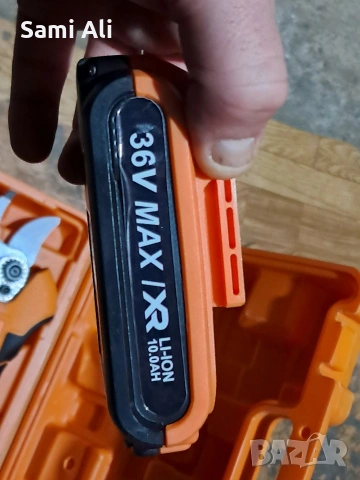 НОВ Акумулаторен градинарски нож Vermark Stärke 36V 10Ah - Немско качество, снимка 12 - Други инструменти - 53982726
