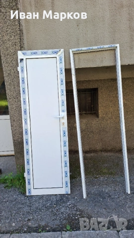 Продавам врата алуминиева нова 58/188 и каса за нея 62/191