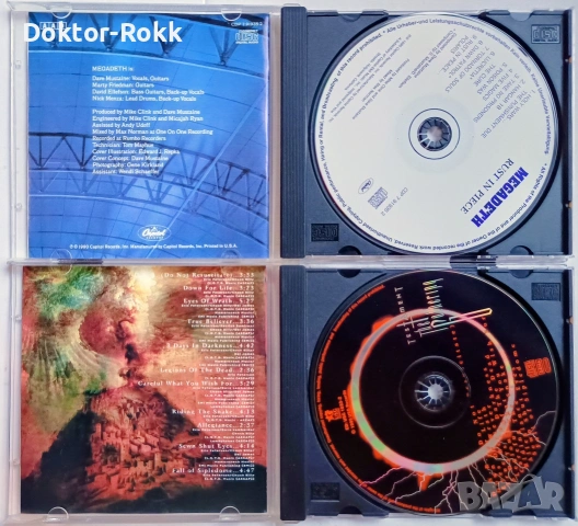 Megadeth & Testament - използвани дискове , снимка 2 - CD дискове - 55193826