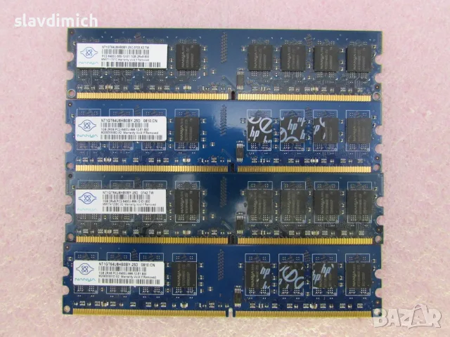 Рам Ram памети за компютър 1gb DDR2 800mhz , снимка 8 - RAM памет - 51769983